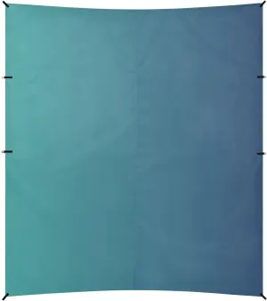 Blue Gradient Beach Tent UPF50  Easy Setup Large Sun Shelter with Sand Shovel, Sandbags for Camping Trips, Fishing, Backyard Fun or Picnics