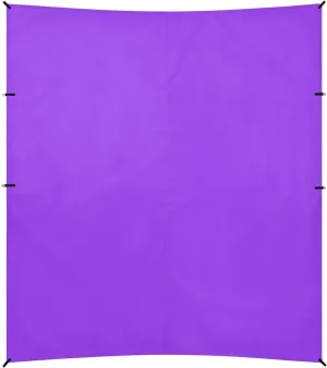 Blue Violet Purple Foldable Beach Tent UPF50 Water-Resistant Large Portable Sun Shelter with Sandbags and Shovel for Camping, Picnics, Backyard & Fishing