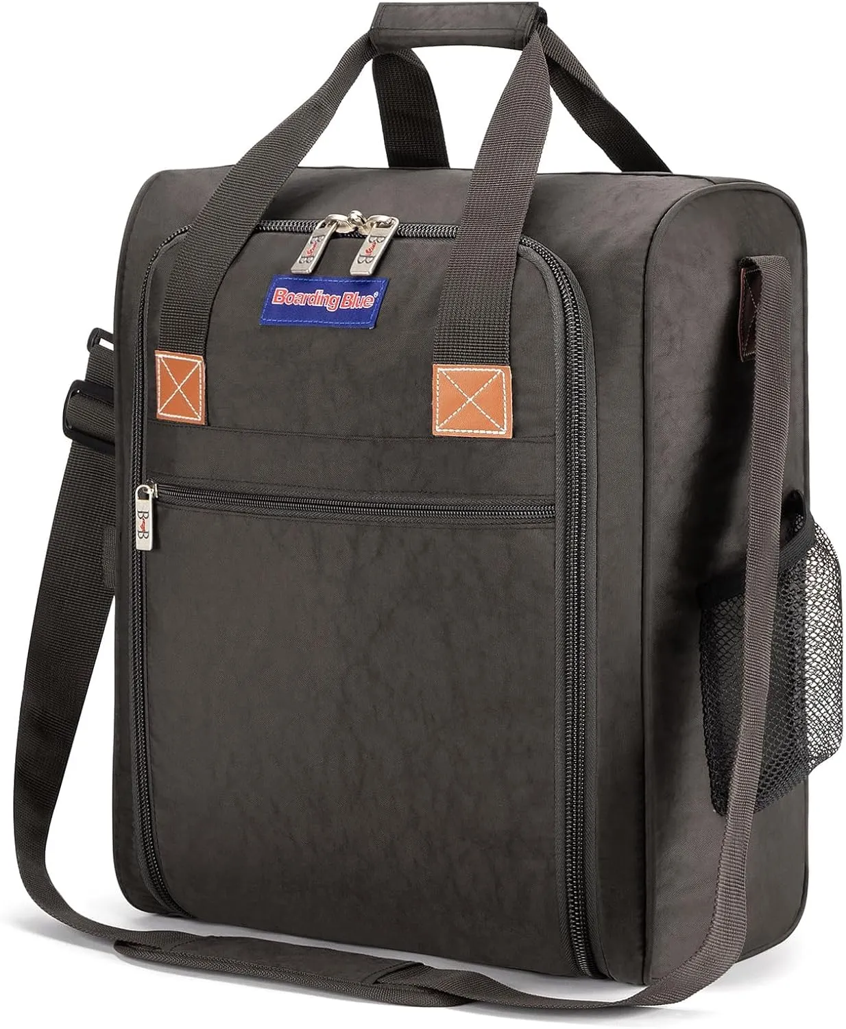 Boardingblue Personal Item under seat for American, Frontier, Spirit, Airlines (Beige)