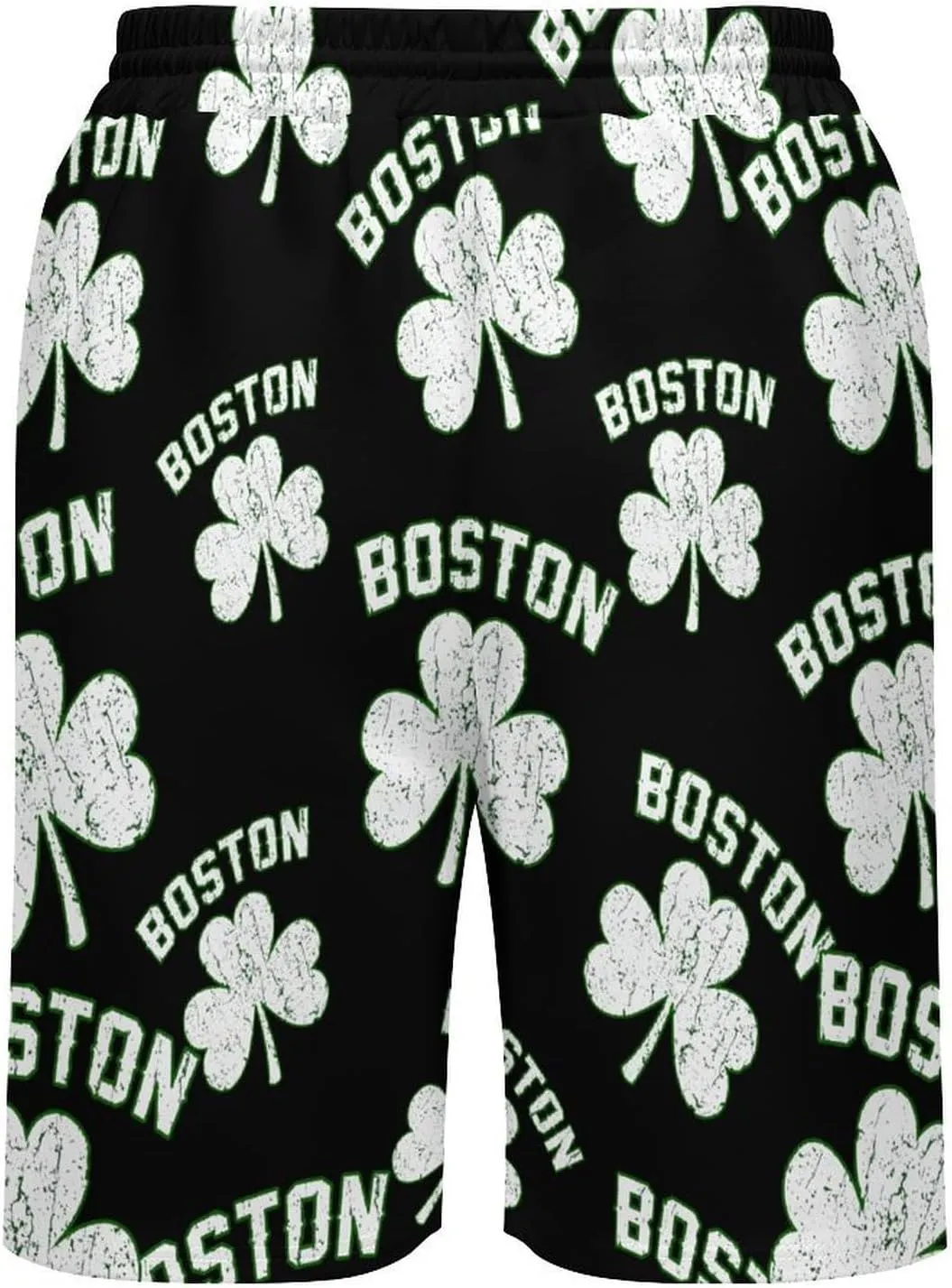 Boston Shamrocks Men's Athletic Shorts Jersey Pocket Lounge Weekend Short