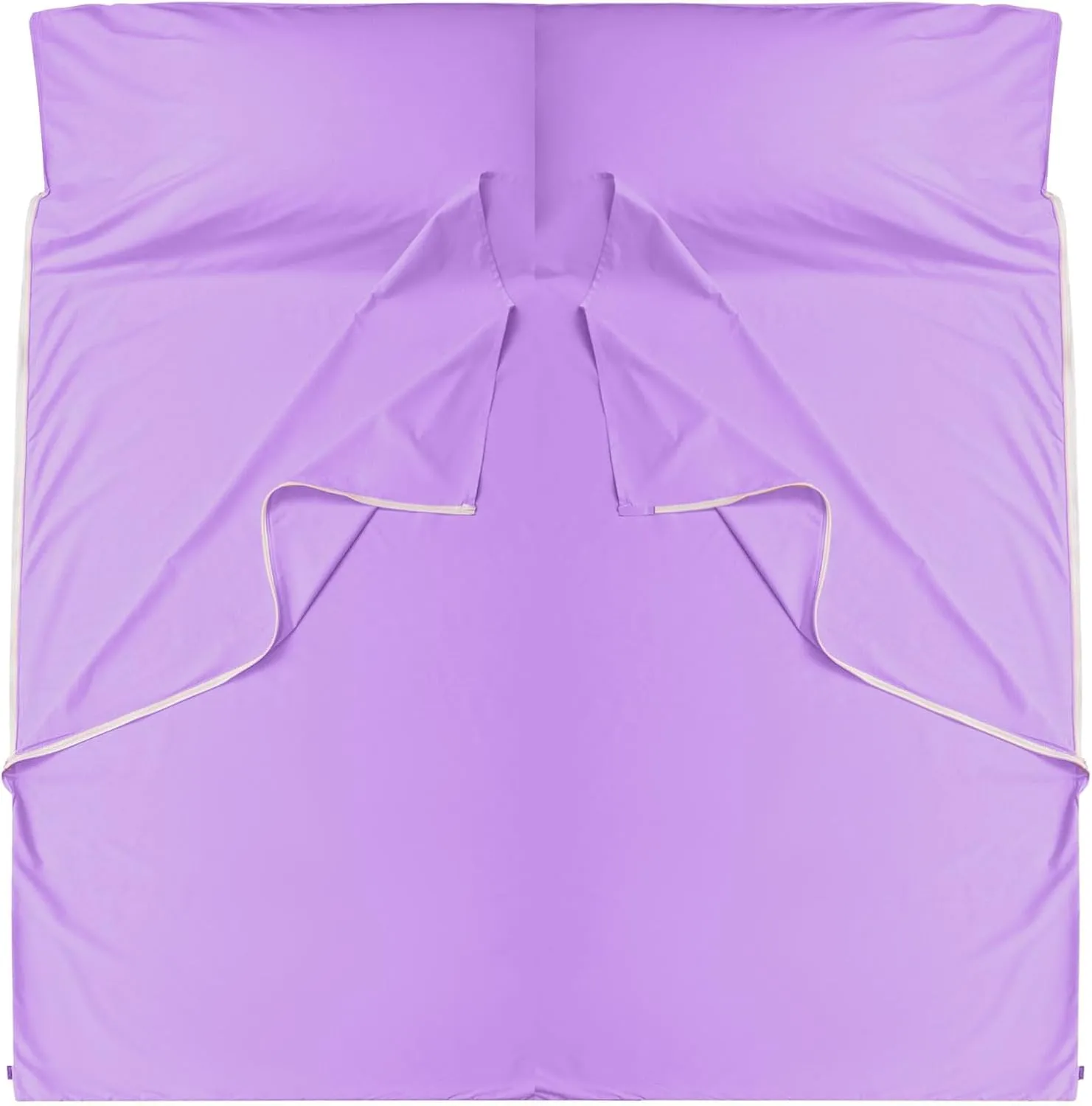 Brand - GANNAFEE Cotton Sleeping Bag Liner with Zipper - 100% Cotton Travel Sheet Sleep Sack Adult - Travel Sleeping Bag for Hotels Camping Hiking