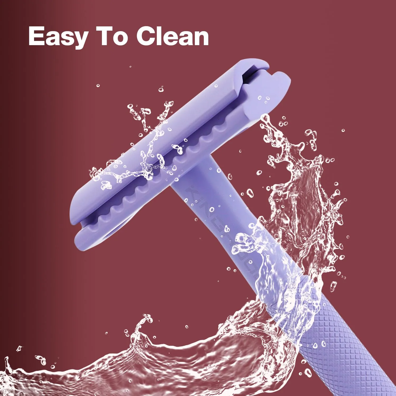 Brass Single Blade Razor for Gentle & Close Shave - Double Edge Safety Razor with 10 Blade Refills, Long Handle,Weighted Razor,Eco-Friendly & Less Irritation Perfect for Sensitive Skin