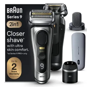 Braun Series 9 PRO  Electric Shaver, Shaving Kit with 5 Pro Shave Elements and ProComfort Head, SmartCare Center