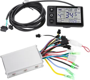 Brushless Motor Controller,Waterproof LCD Display Panel Electric Scooter Controller Kit,Electric Scooter Brushless Controller Kit for Electric Scooter