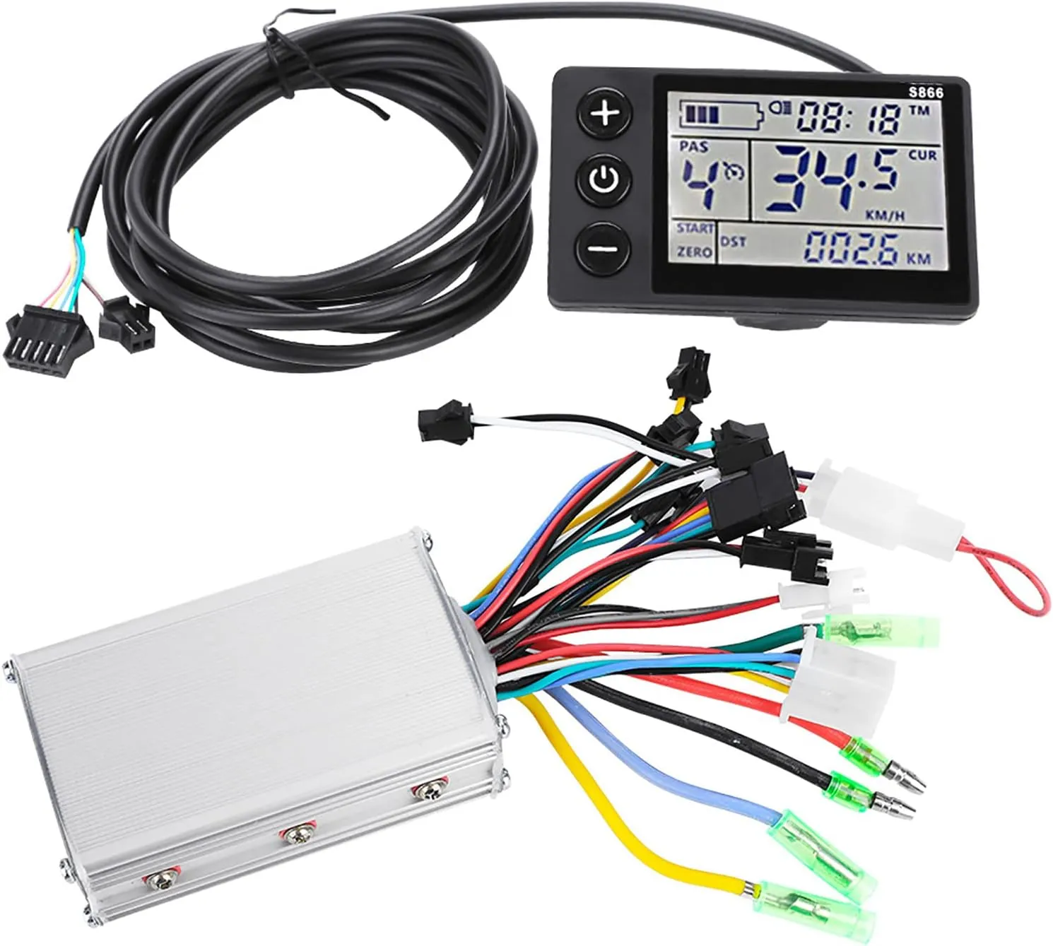 Brushless Motor Controller,Waterproof LCD Display Panel Electric Scooter Controller Kit,Electric Scooter Brushless Controller Kit for Electric Scooter