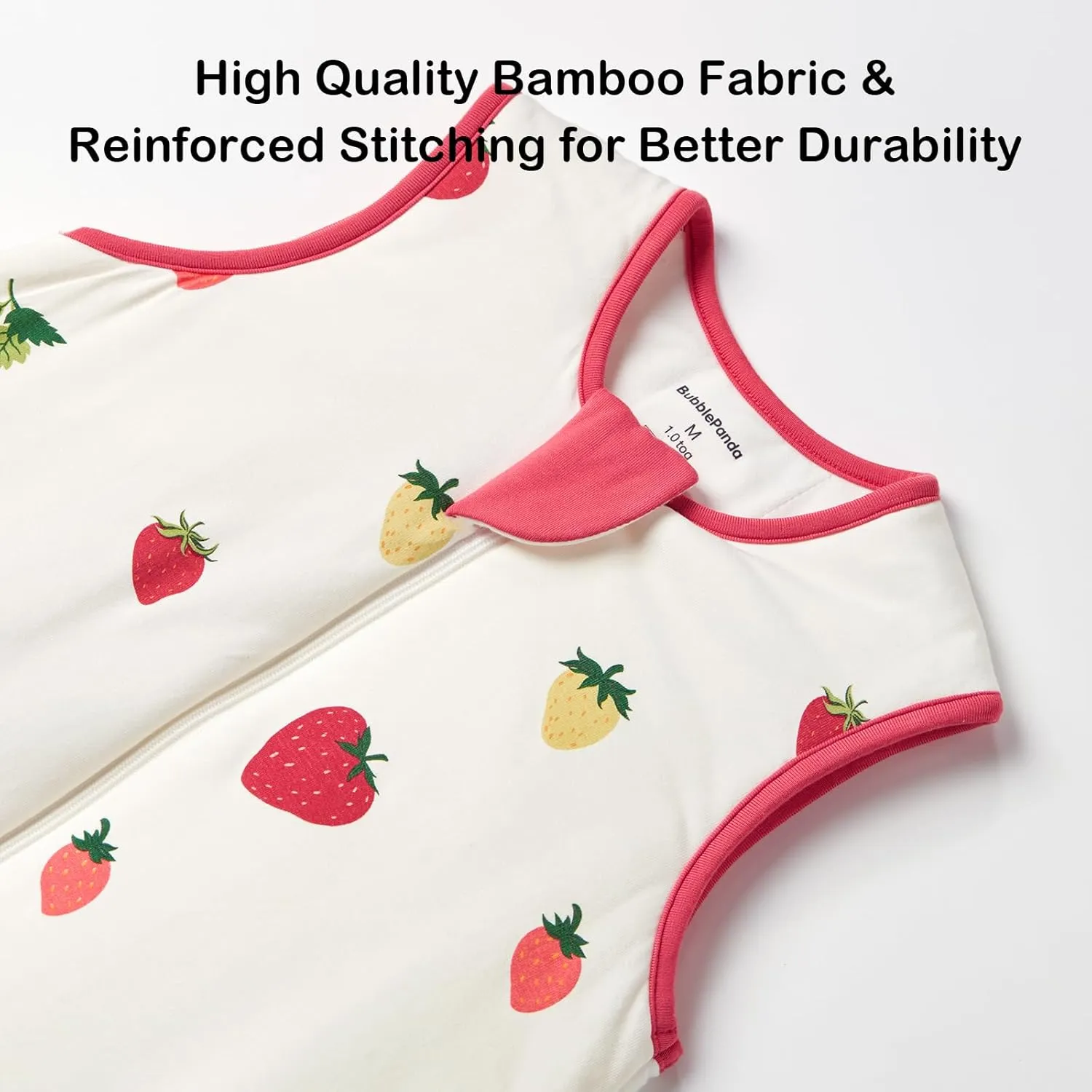 BubblePanda Rayon Made from Bamboo Toddler Sleep Sack with Feet 24-36 Months 1.0 Tog Ultra Soft Toddler Sleeping Sack 2t-3t Sleep Bag Walker Quilted Wearable Blanket with Legs 2-Way Zipper Lightweight
