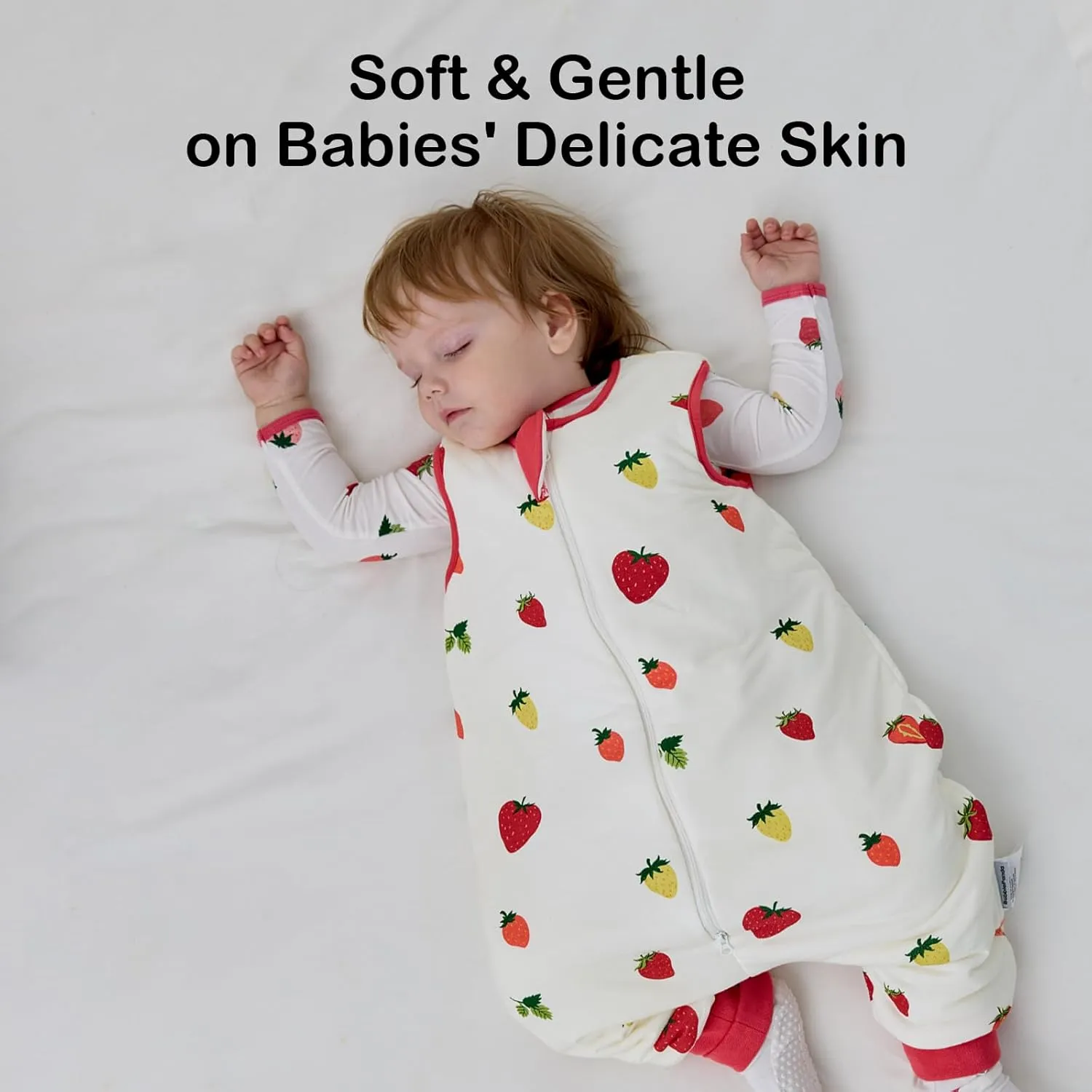 BubblePanda Rayon Made from Bamboo Toddler Sleep Sack with Feet 24-36 Months 1.0 Tog Ultra Soft Toddler Sleeping Sack 2t-3t Sleep Bag Walker Quilted Wearable Blanket with Legs 2-Way Zipper Lightweight