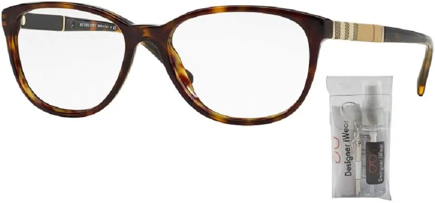 BURBERRY BE2172 Square Eyeglasses For Men For Women   BUNDLE with Designer iWear Eyewear Kit