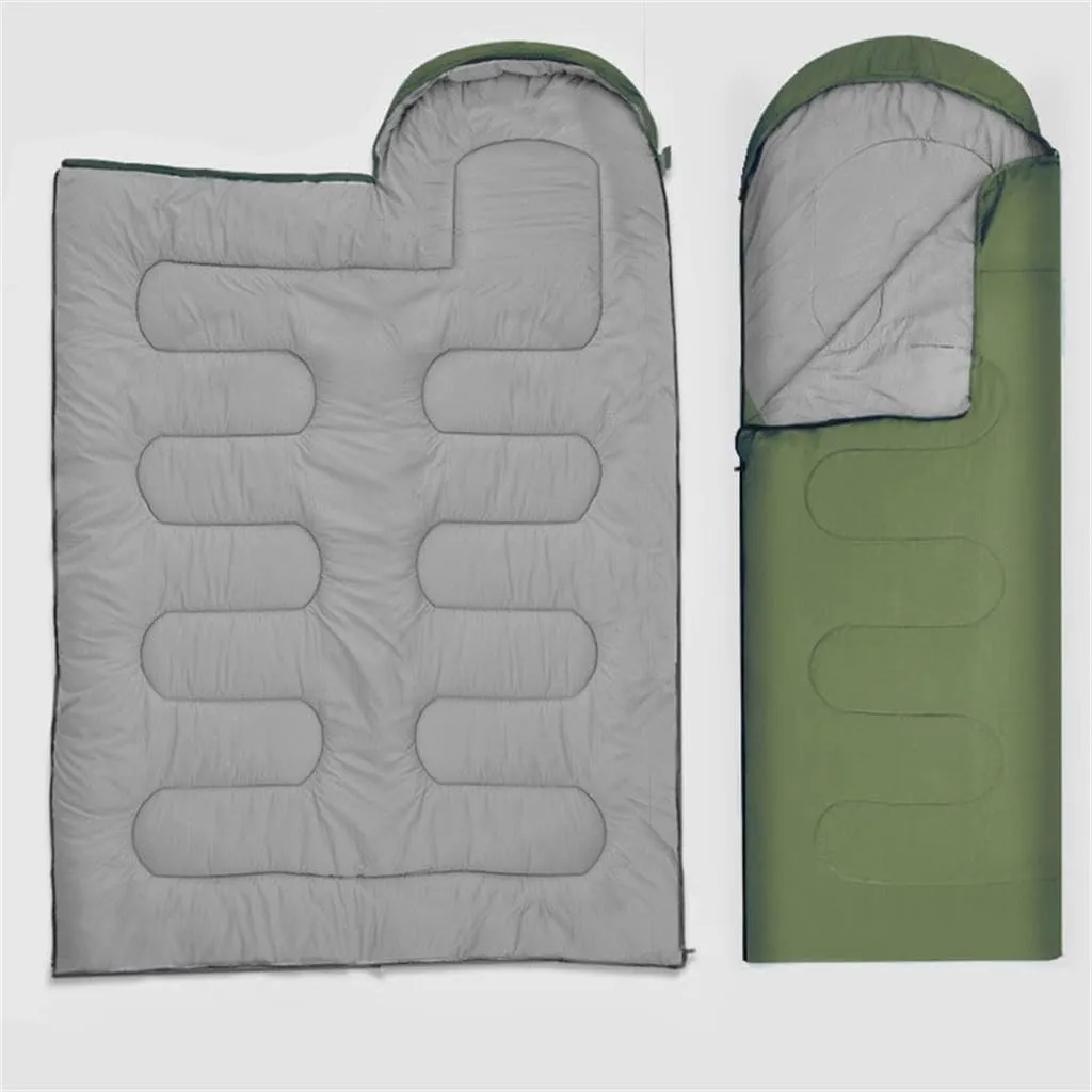 Camping Envelope Sleeping Bag Adult Four Seasons Travel Sleeping Bag Thickened Camping in