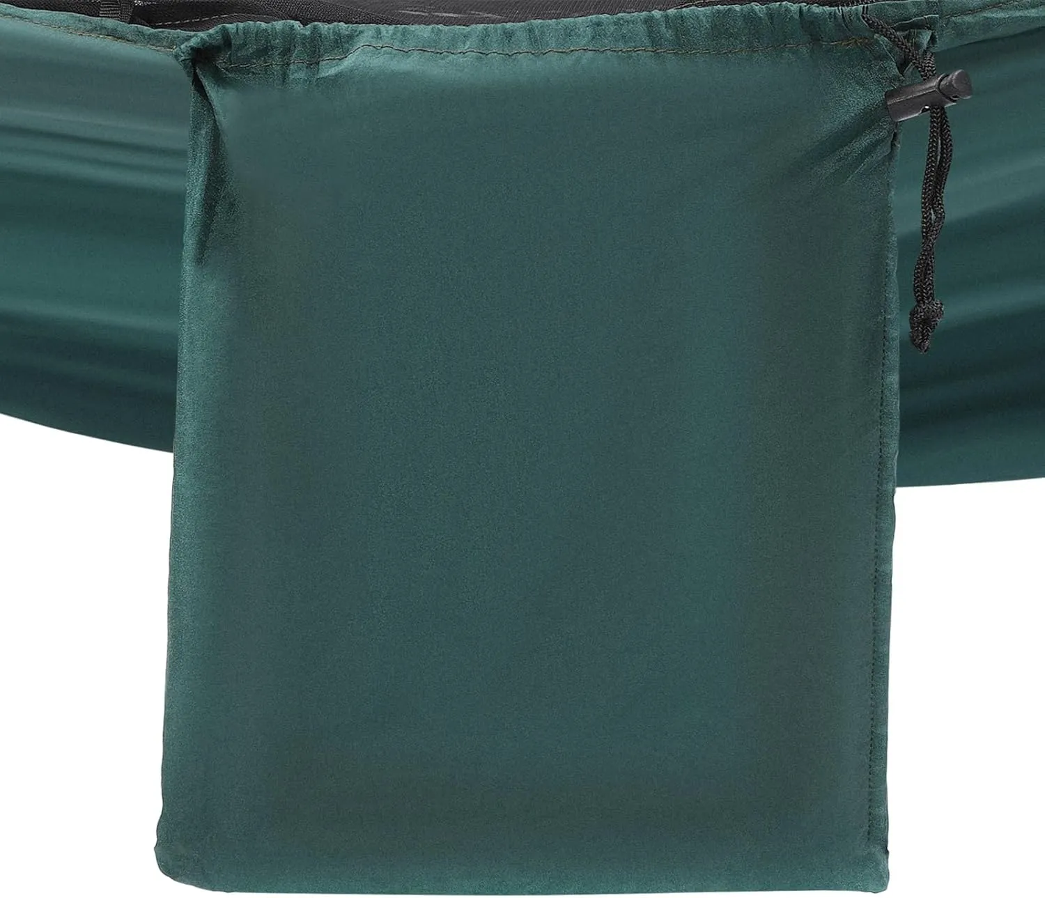 Camping Hammock with Mosquito Net,2 in 1 Hammock Tent with 7.5 * 6.8 ft Tarp,440lbs Heavy Duty Portable Tree Hammock Outdoor,210T Nylon Hammocks,Built-in Pocket Camping Gear (Black Blackish Green)