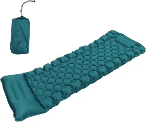 Camping Sleeping Pad, Ultralight Inflatable Sleeping air Mattress for Camping,Camping cot for Camping, Hiking - Airpad Bag,Compact & Lightweight Air Mattress(Blue)