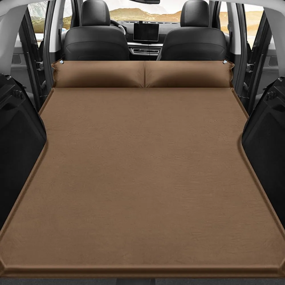 Car Inflatable Mattress for Lexus GX460 2014 2015 2016 2017 2018 2019 2020 2021 2022 2023 Portable Air Sleeping Bed with Pillow Camping Travel Cot Inflatable Trunk Sleeping Pad,Brown