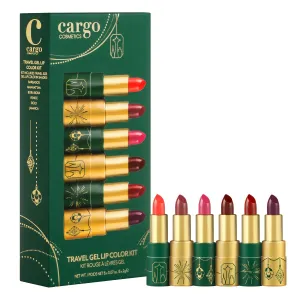 Cargo Travel Gel Lipcolor Kit,0.07 Ounce (Pack of 6)