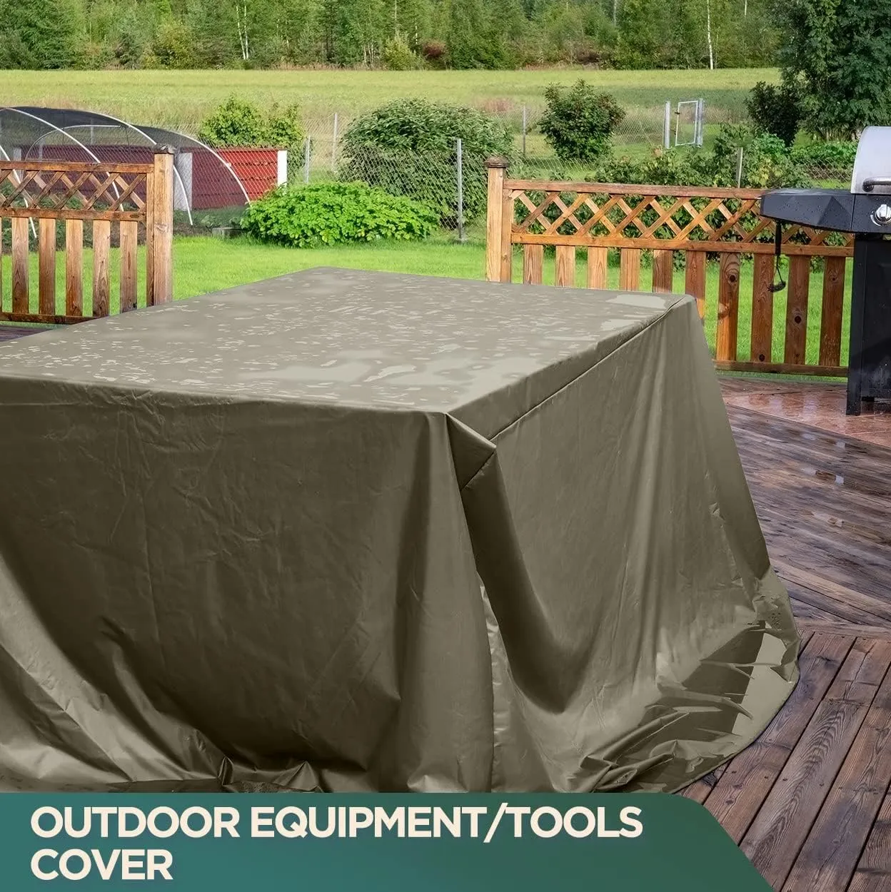 CCS Waterproof Iron Horse Canvas Tarp – Heavy Duty Silicone-Treated Polyester Tarpaulin with Rustproof Grommets for Awnings, Camping, Construction, Equipment Cover & Outdoor Use (Black, 10x10 Ft)