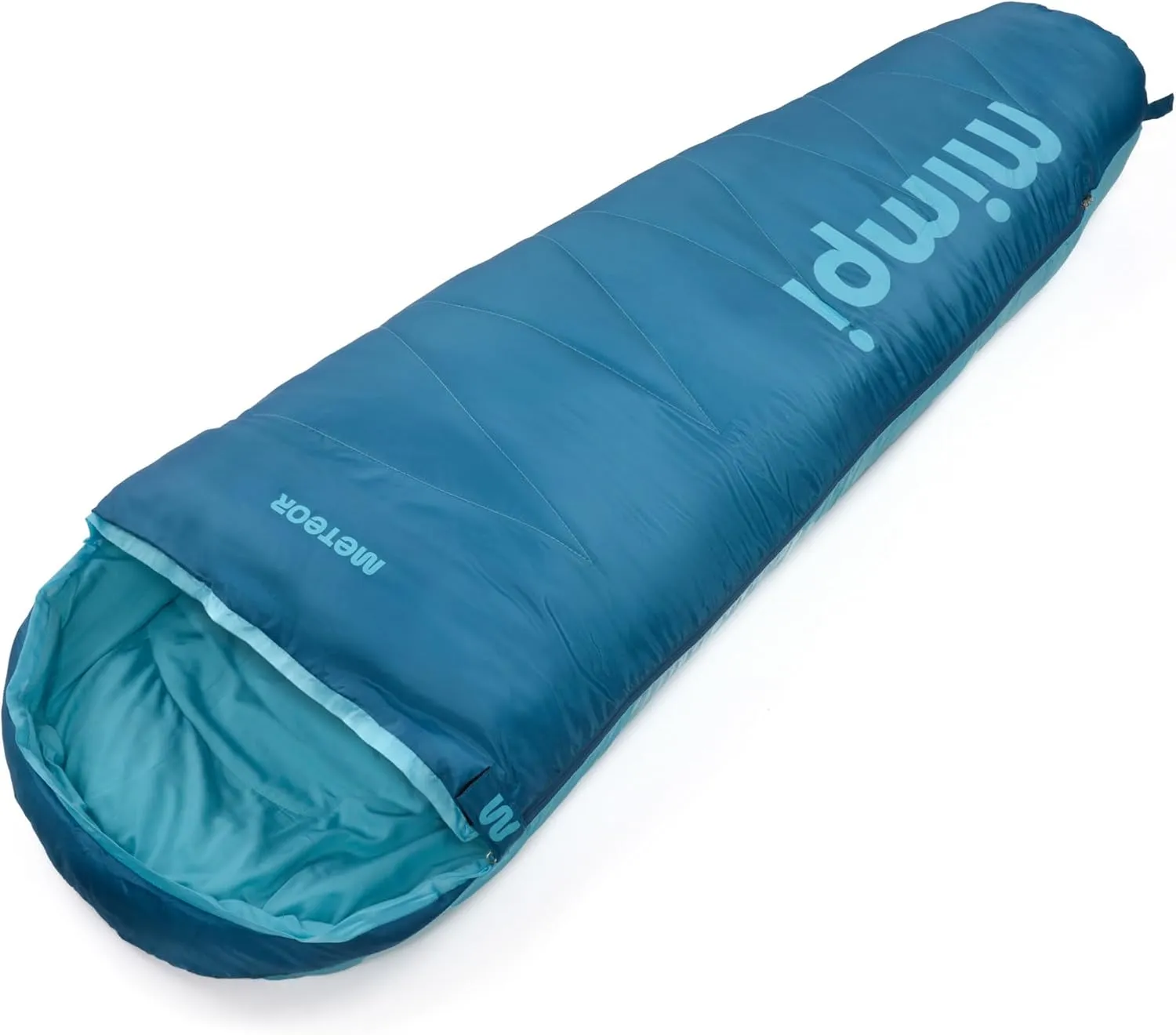 Children's Winter Sleeping Bag Ideal for Sleeping Up to -5 Tourist Thermal Mummy Lightweight Tent Quilt for Nursery Camping Meteor