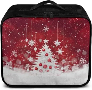 Christmas Tree Print First Aid Kit-Empty Medical Kit-Trauma Aid Kit-Medicine Organizer Storage,Ideal for Family-Dorm-Traveling-Car-RV-Camping-Hiking-Hunting Essentials Gear (Bag Only)