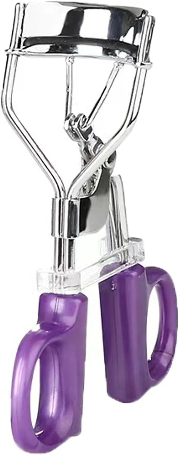 Classic Lash Curler Even Pressure Distribution Eyelash with Comfort Grip Curler Travel Size (Purple,1 pc)
