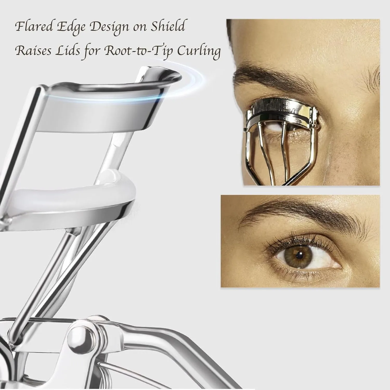Classic Lash Curler Even Pressure Distribution Eyelash with Comfort Grip Curler Travel Size (Purple,1 pc)