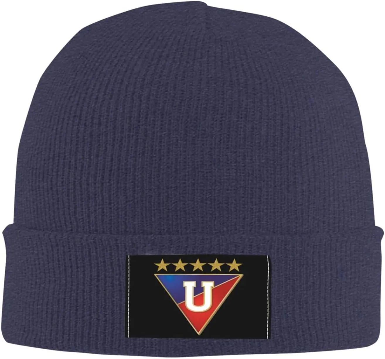 Club de Deportes Ñublense Logo Knit Hat Cap Skull Cap Beanie Hat Warm Cap Navy Blue Hat for Men Women