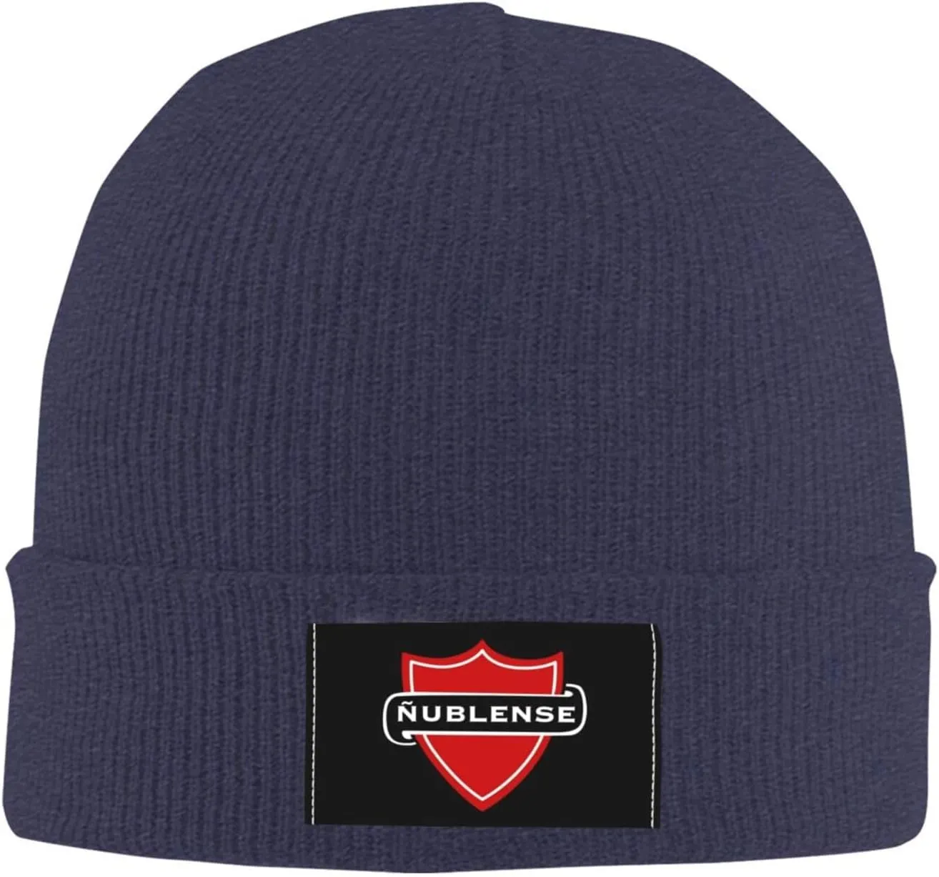 Club de Deportes Ñublense Logo Knit Hat Cap Skull Cap Beanie Hat Warm Cap Navy Blue Hat for Men Women