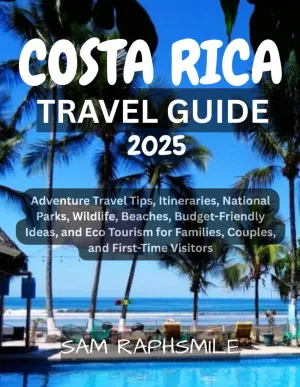 Costa Rica Travel Guide 2025: Adventure Travel Tips, Itineraries, National Parks, Wildlife, Beaches, Budget-Friendly Ideas, and Eco Tourism for Families, Couples, and First-Time Visitors. Paperback – Large Print, May 7, 2025
