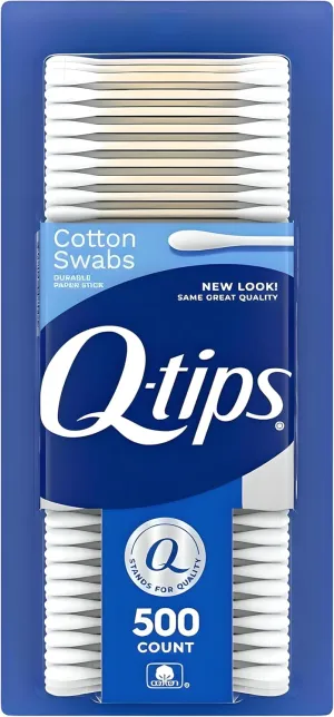 Cotton Swabs 2000 Count (4 Pack of 500), Soft Cotton Tipped Applicators for Ears, Makeup, Cleaning, Baby Care, First Aid, Bath & Beauty – Paper Stick, Eco-Friendly