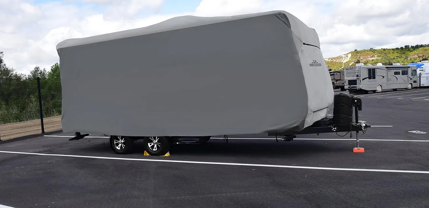 Covercraft Wolf CY31042 Travel Trailer RV Cover 22'1" - 24' ,Gray