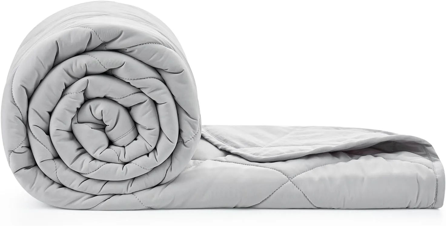 Cozy Bliss Cooling Throw Blanket for Hot Sleepers, Q-Max 0.4 Cooling Comfort 50x70, Cold Blankets for Night Sweats Sleeping, Ultra-Cool Lightweight Breathable Summer Blanket for Bed Travel