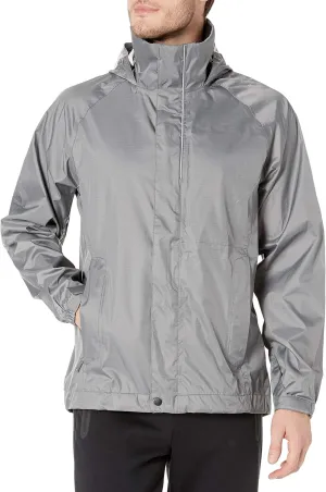 Cutter & Buck Men's 100% Waterproof, Hooded, Spark Systems Trailhead Jacket