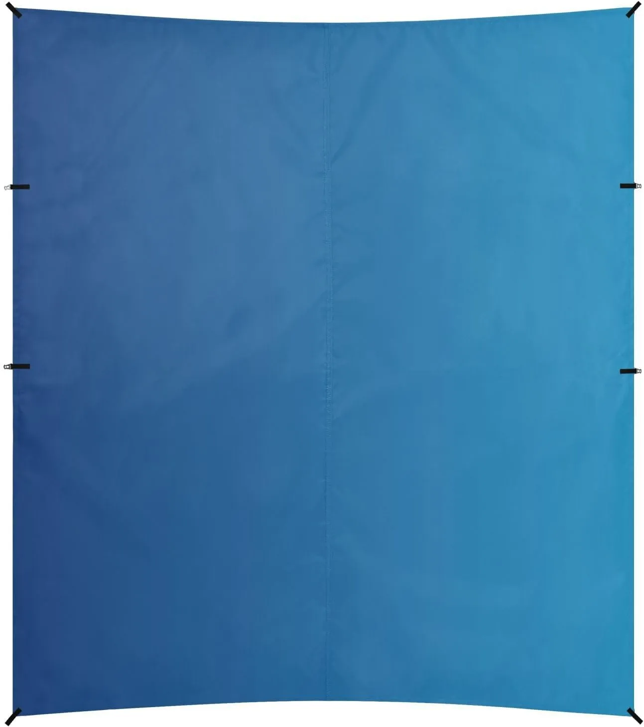 Dark Blue Gradient Foldable Beach Cabana UPF50  Water-Resistant Large Portable Sun Shelter with Sturdy Poles, Sandbags and Shovel for Family Trips, Picnics & Camping