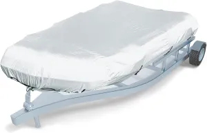 Dinghy Boat Cover 7 Sizes Boats Covers Waterproof Anti-UV Boat Tarp for Small Inflatable and Rigid Inflatable Boats,420 * 210 * 46cm