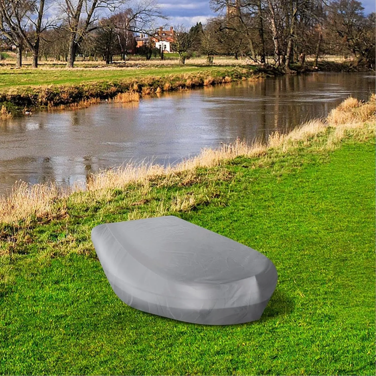 Dinghy Covers 7 Sizes Boat Covers UV Resistant Boat Tarp for Small Inflatable and Rigid Inflatable Boats,520 * 210 * 46cm