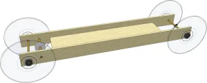 Doc Fizzix The Enforcer Rubber Band Vehicle/Racer Kit: Designed for Speed and Distance