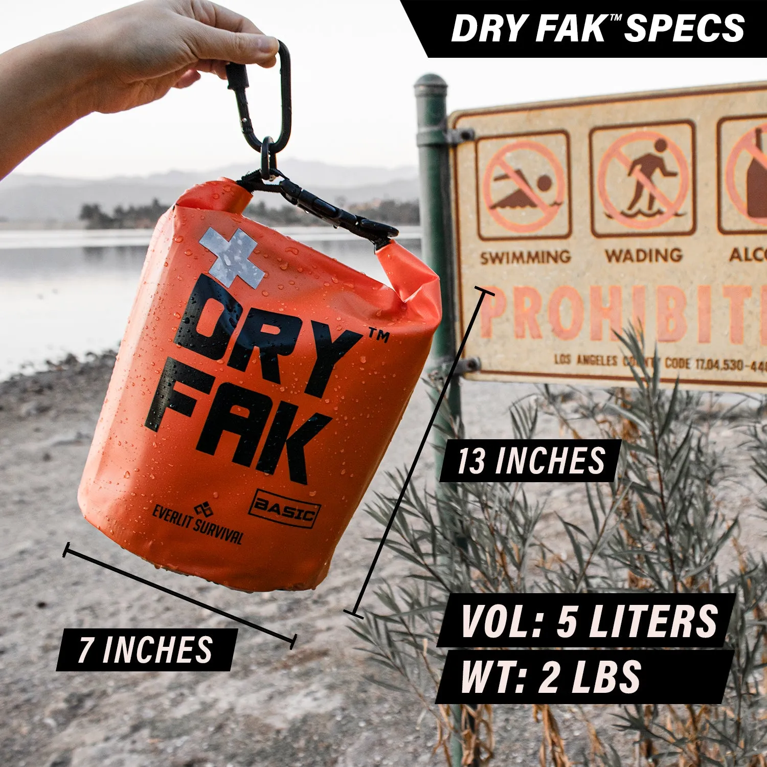 DRY FAK - WATERPROOF FIRST AID KIT