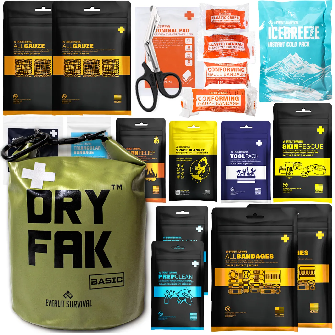 DRY FAK - WATERPROOF FIRST AID KIT
