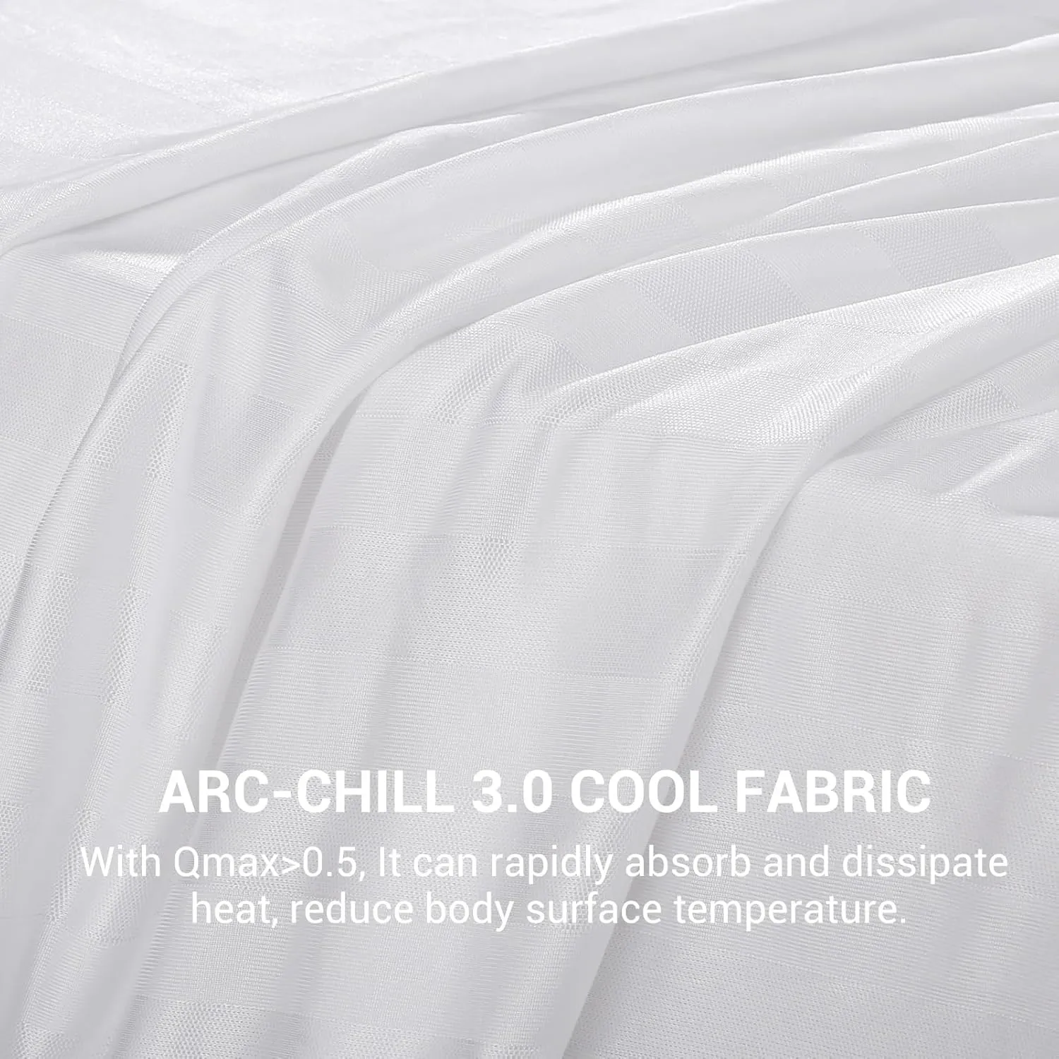 Elegear Revolutionary Cooling Blanket King, Absorbs Heat to Keep Body Cool for Night Sweats, Double Sided Arc-Chill3.0 Cool Fiber Q-Max>0.5, Lightweight Summer Cold Blankets Sleeping 90" x 108"
