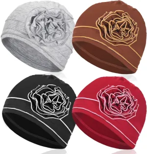 ELLEWIN Cotton Slouchy Beanie Hip-Hop Soft Lightweight Running Beanie Adult Skull Hats Cap for Men Women