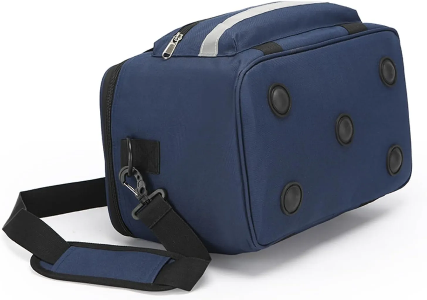 Empty First Aid Bag, Emergency Medical Bag with Reflective Strips, Portable Medicine Storage Bag for Travel, Camping, Car, Outdoor and Home. (Blue)