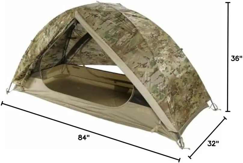 Fido Ai Individual Shelter System, Multicam Camouflage, 84in x 32in x 36in, AI1100-MUL