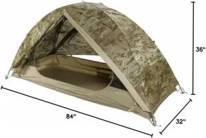 Fido Ai Individual Shelter System, Multicam Camouflage, 84in x 32in x 36in, AI1100-MUL