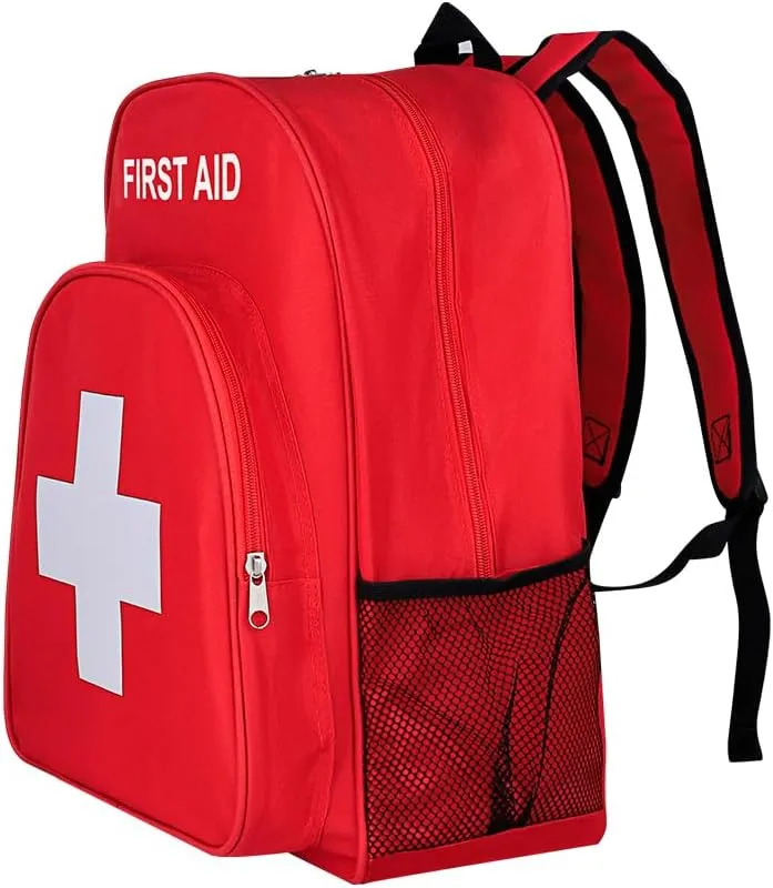 First Aid Bags Empty First Aid Backpack Empty Medical Storage Bag for First Aid Kits Pack Emergency Hiking Backpacking Camping Cycling Riding Climbing Travel Car