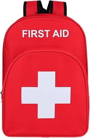 First Aid Bags Empty First Aid Backpack Empty Medical Storage Bag for First Aid Kits Pack Emergency Hiking Backpacking Camping Cycling Riding Climbing Travel Car