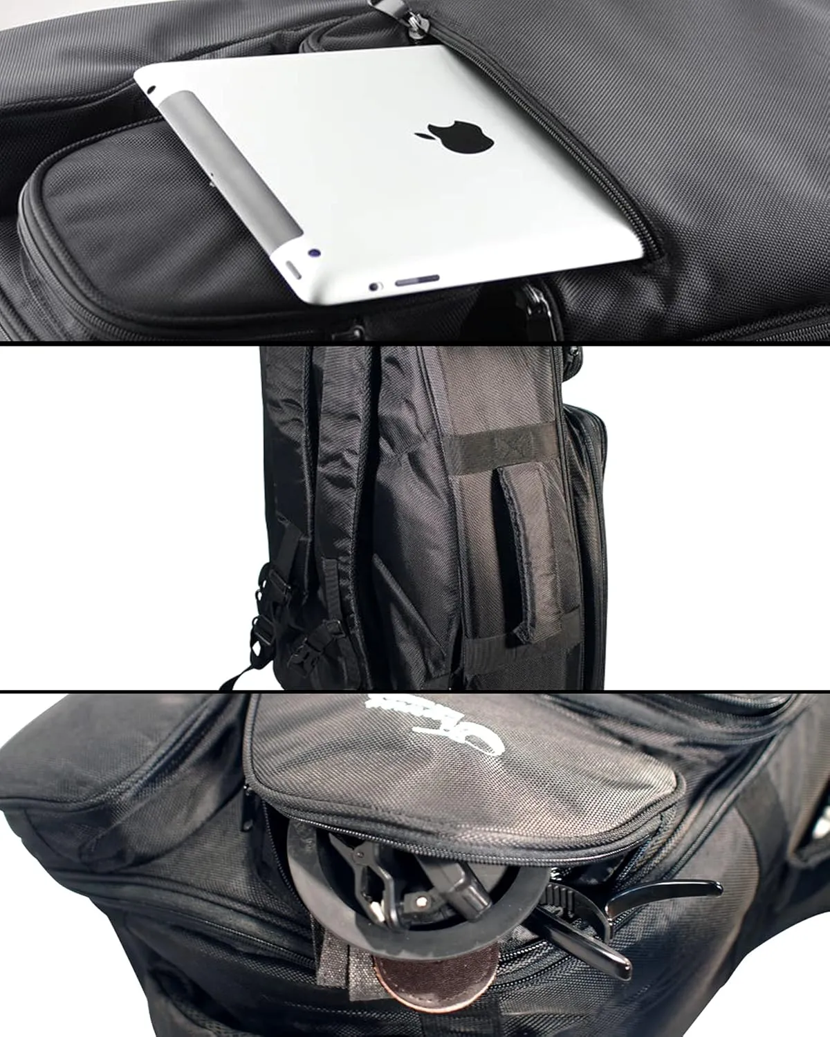 First Class Roler Travel Case – BG021 Traveling Overhead & First Class Series Case – Carry-on Guitar Bag for Collapsible Travel Guitars