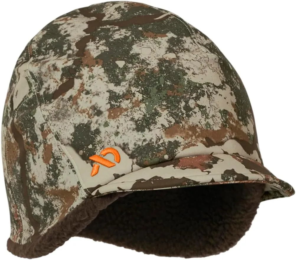 First Lite Tundra Brim Beanie - Warm Fleece Camo Hunting Hat