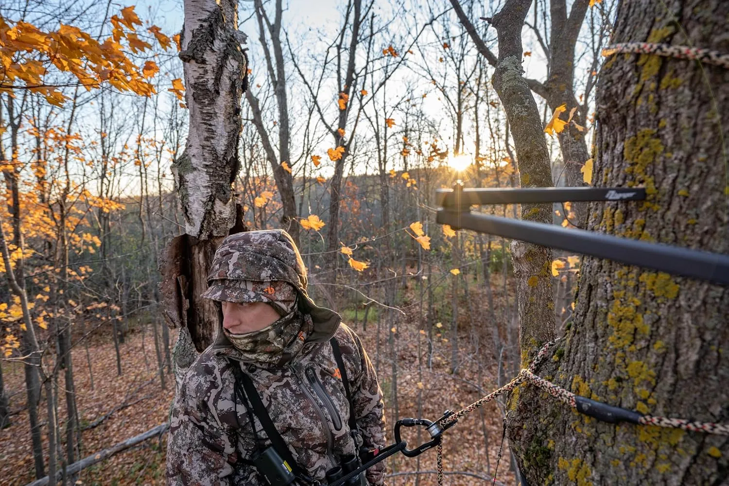 First Lite Tundra Brim Beanie - Warm Fleece Camo Hunting Hat