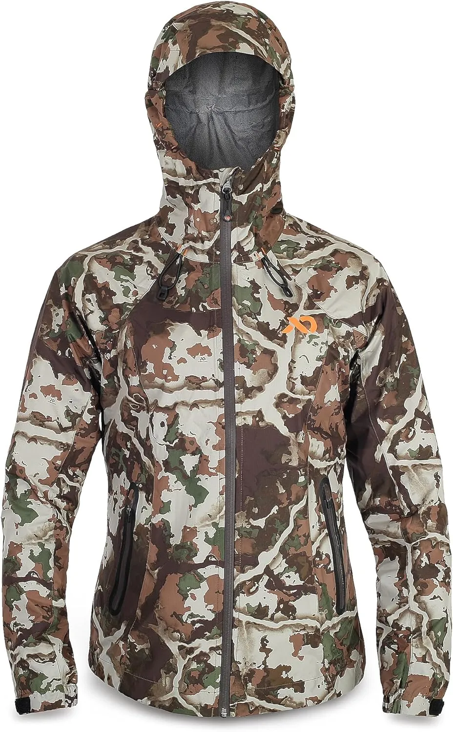 First Lite Women's Cascade Stormlight Jacket - Waterproof Ultralight Camo Hunting Rain Shell