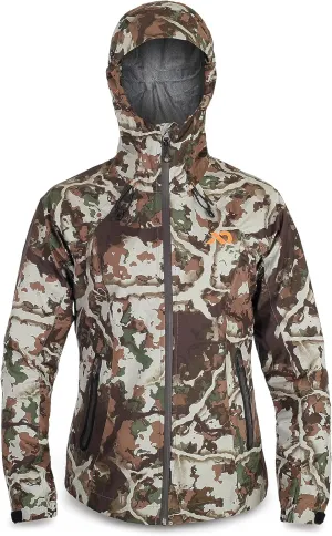 First Lite Women's Cascade Stormlight Jacket - Waterproof Ultralight Camo Hunting Rain Shell