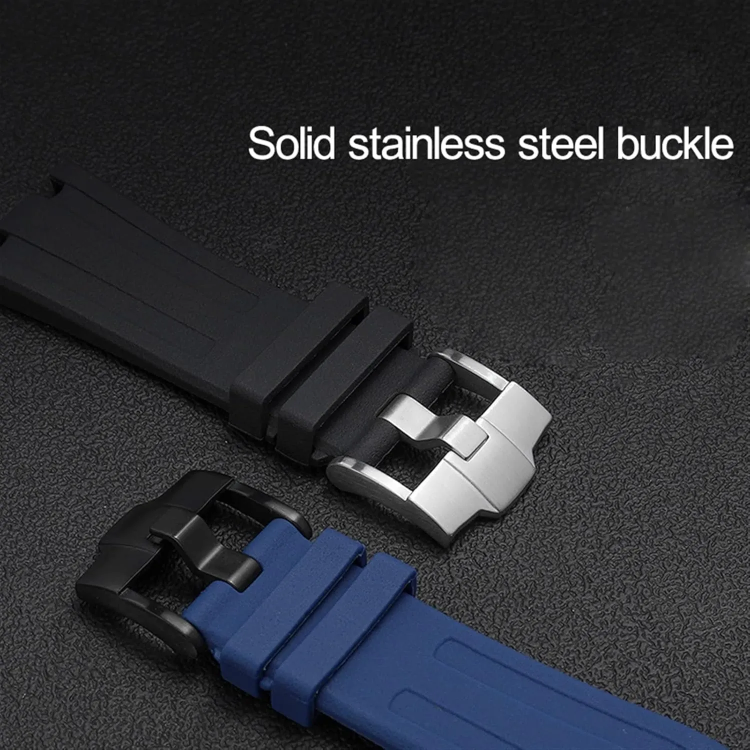 For AP 15703 Watchband Rubber WatchStrap 28mm Waterproof, Sweatproof and WearResistant Bracelet