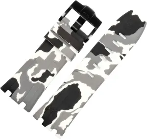 For AP 15703 Watchband Rubber WatchStrap 28mm Waterproof, Sweatproof and WearResistant Bracelet