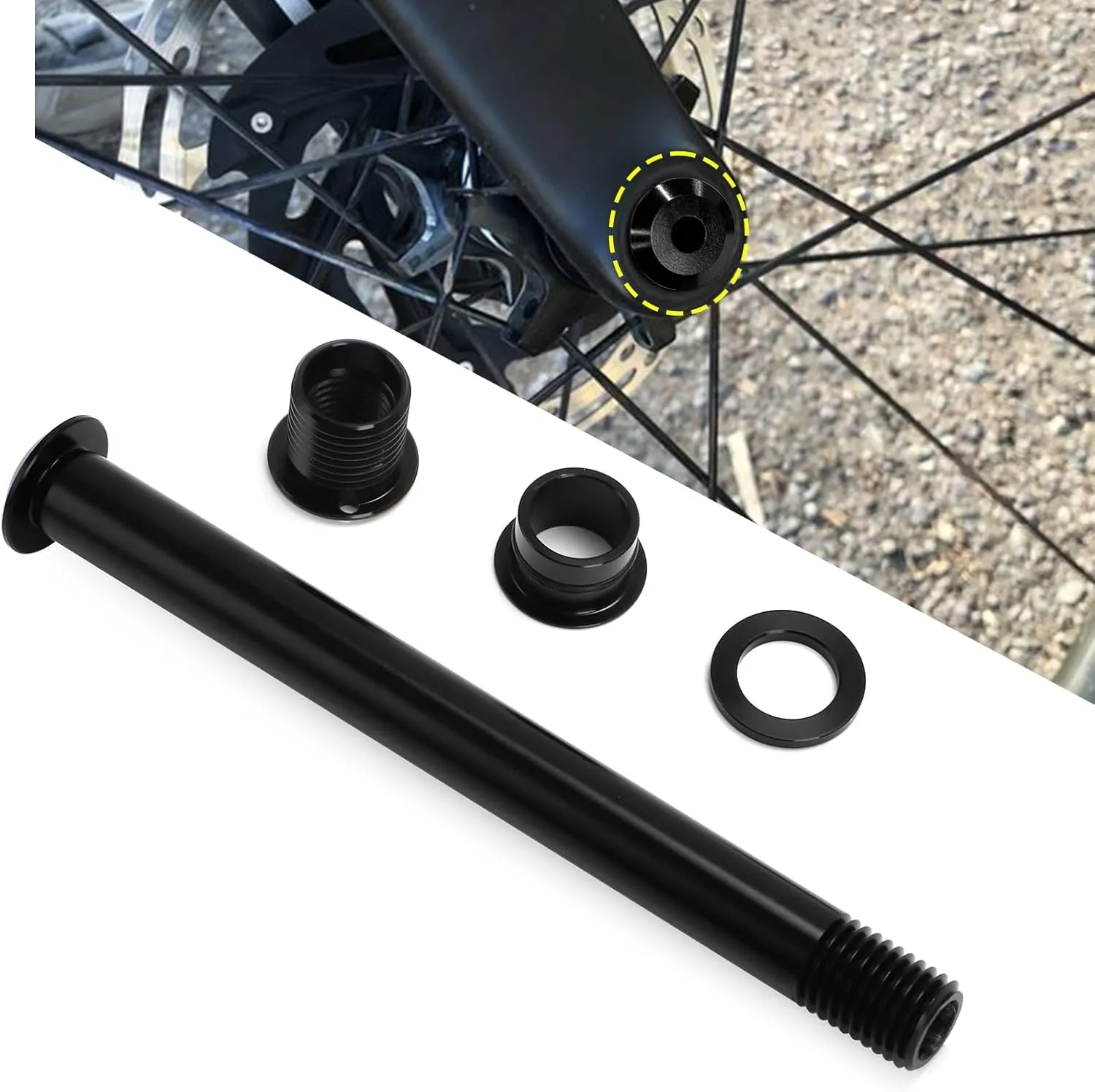 Fork Conversion Kit 15mm to 12mm for Niner GT Whisky Kona Jamis Norco Felt Rose Viner